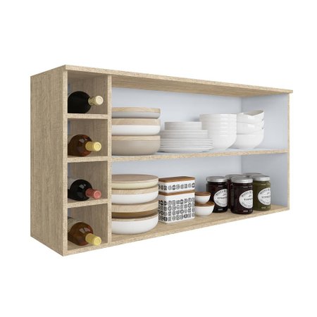 Armario Aereo Cozinha 120 Cm Cs705 Acacia Decibal Moveis Colombo