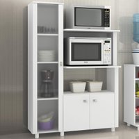 Balcão Multiuso 03 Portas BL3304 Branco - Tecno Mobili