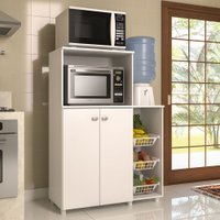 Armário De Cozinha 2 Portas Com Fruteira 2531.010 Branco - Multimóveis