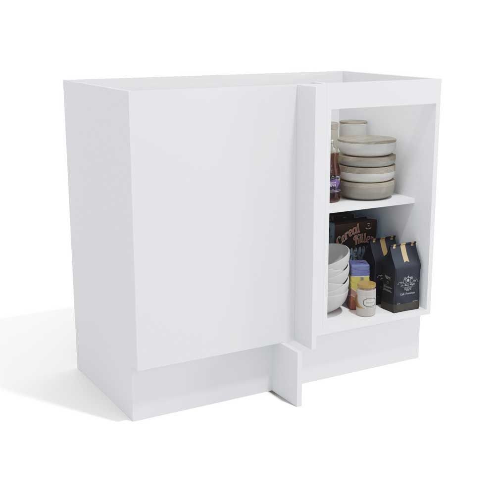 Armario De Cozinha De Canto 1 Porta 98mm G608 Branco Kappesberg Colombo