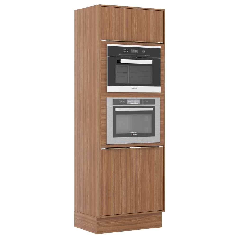 Paneleiro Multimoveis Calabria Para Forno E Microondas 5404rmf Com Rodape Colombo