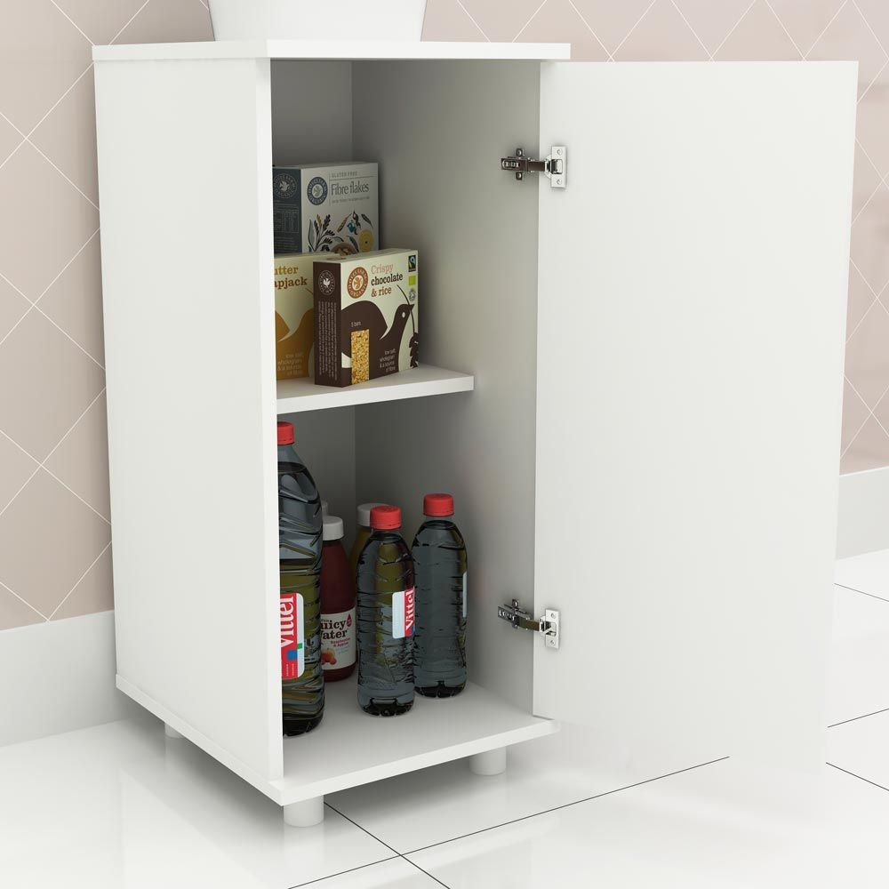 Armario De Cozinha Com Prateleira Bl3306 Branco Tecno Mobili Colombo
