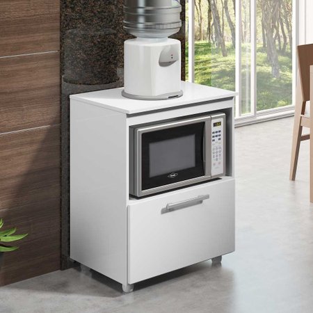 Armario De Cozinha P Cooktop 4 E 5 Bocas 5007 Branco Premium Multimoveis Colombo