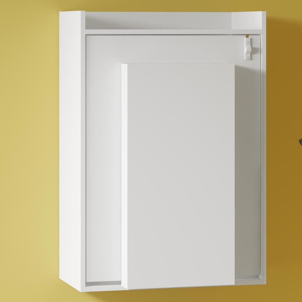 Armario Multiuso Mesa Dobravel De Parede Branco Premium Multimoveis Colombo