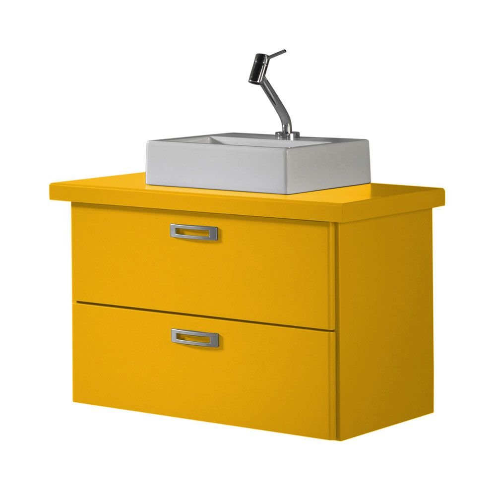 Armario De Banheiro Kenzo 161 Amarelo Maxima Colombo