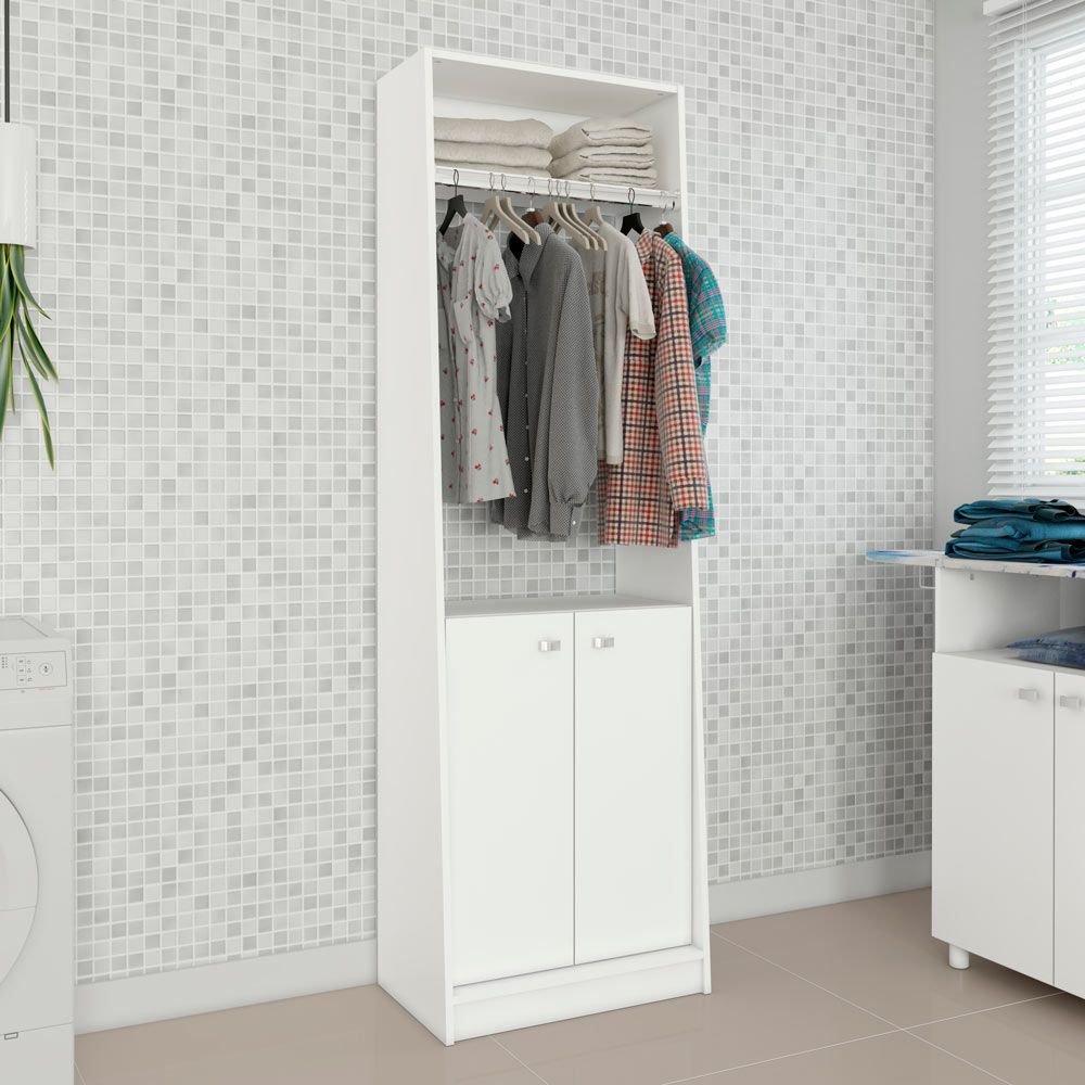 Armario De Banheiro Multiuso Bl3309 Branco Tecno Mobili Colombo