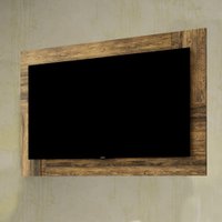 Painel Para Tv Até 55 Polegadas Extensivo Delfos Canela Rústico/dunas - Colibri Móveis