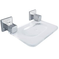 Saboneteira Parede Suporte Porta Sabonete Aço Inox Acrílico