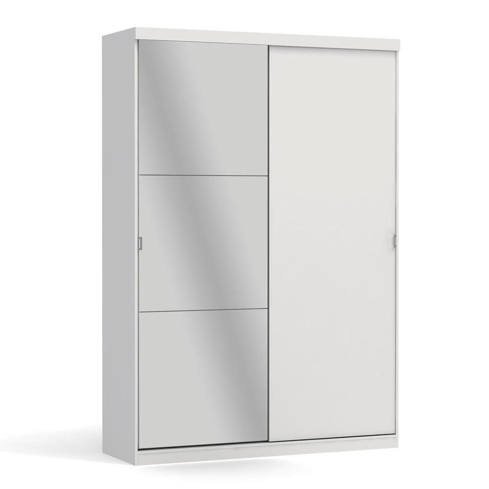 Guarda Roupa Solteiro 2 Portas De Correr 3 Gavetas A529 Branco Kappesberg Colombo