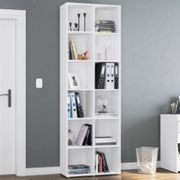 Estante Para Livros Caracol 12 Nichos Branco Bp - Politorno