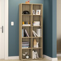 Estante Para Livros Caracol 10 Nichos 2480 Castanho Ff - Politorno