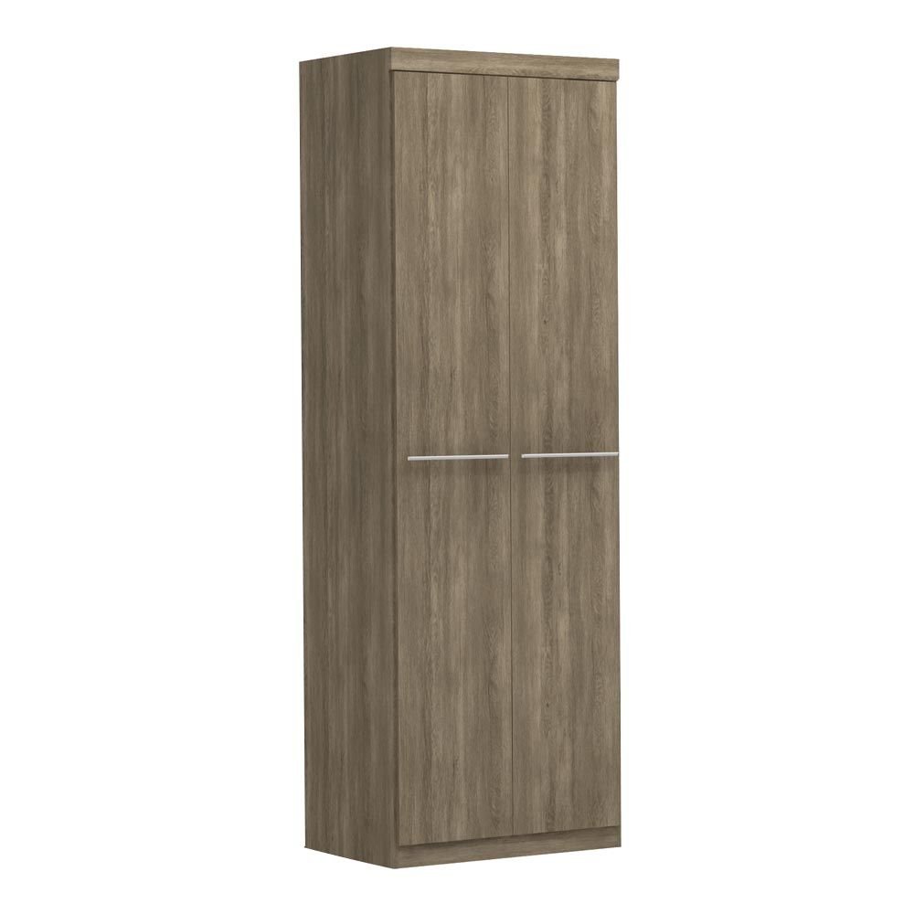 Guarda Roupa Solteiro 2 Portas 4 Gavetas A533 Nogal Kappesberg Colombo