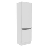 Paneleiro Armário de Cozinha 100% MDF 60 cm 2 Portas Portas Branco Brilho Acordes Madesa