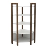 Closet 5 Prateleiras Az1020 Nogal/branco - Tecno Mobili