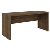 Mesa Para Escritório Reta Em Mdp Tecnomobili Nogal