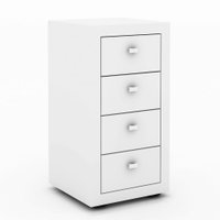 Gaveteiro 4 Gavetas Me4133 Branco - Tecno Mobili