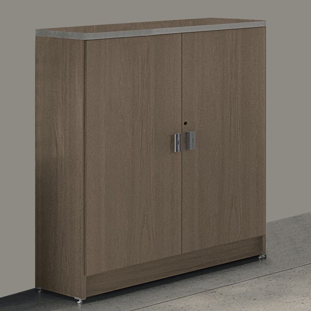 Armario Para Escritorio Com Chave Office Versatil 1016 Teca Italia Kappesberg Colombo