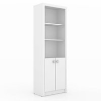 Armário Para Escritório Alto 2 Portas Me4110 Branco - Tecno Mobili