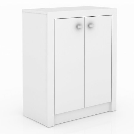 Armario Para Escritorio Baixo 2 Portas Me4103 Branco Tecno Mobili Colombo