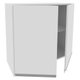 Armário De Cozinha Aéreo 100% MDF 80 cm 2 Portas Branco/Rustic Acordes Madesa