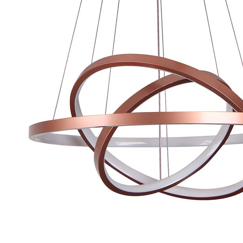 Lustre Pendente Quality Montreal 1303 Led Bivolt Cobre Colombo