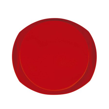 Forma Redonda de Silicone - Vermelho