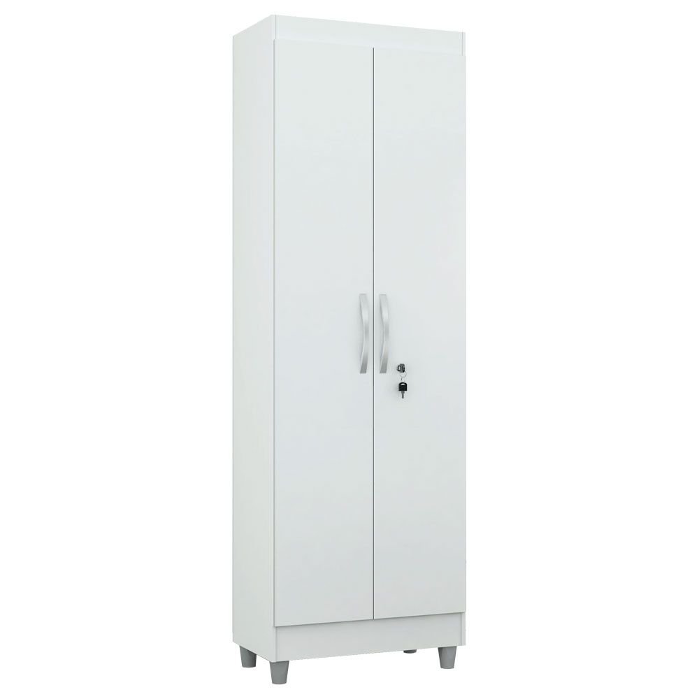 Armario Multiuso 2 Portas Chicago Branco New Notavel Colombo