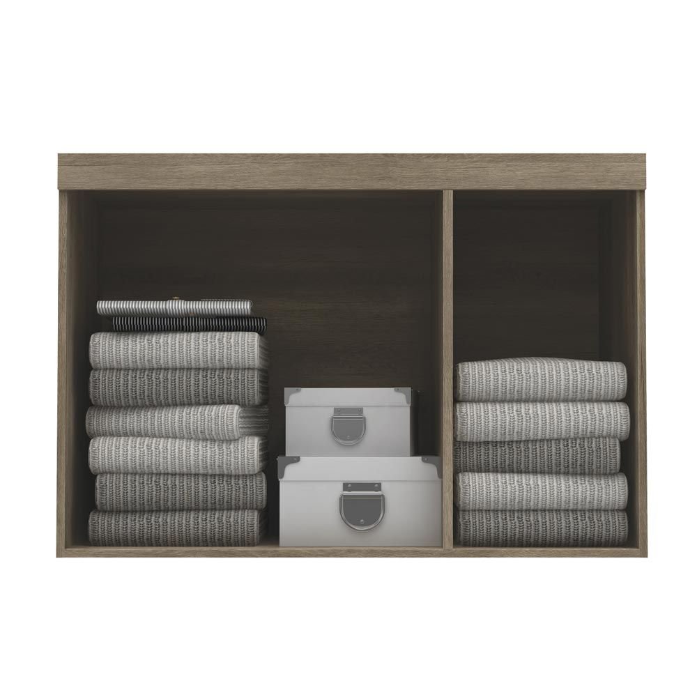 Armario Aereo Para Quarto 100 Mdf 3 Portas Dormitorio M Smart Nogal Kappesberg Colombo