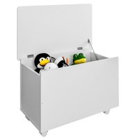 Baú De Brinquedo Meu Fofinho Branco - Art In Móveis