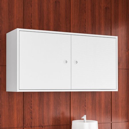 Armario Aereo Para Quarto 2 Portas Sun Branco Art In Moveis Colombo