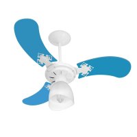 Ventilador de Teto Venti-Delta New Baby Colors com 3 Pás Azul