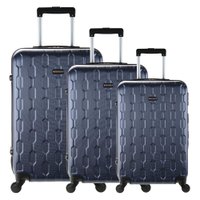 Conjunto Malas Rígidas Tonin Linha Frevo (P + M + G) Azul