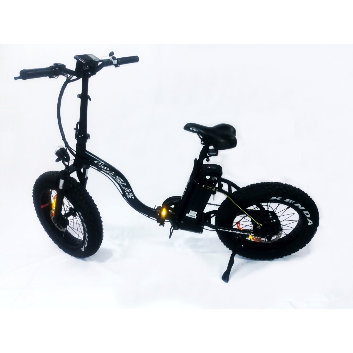 Bicicleta Eletrica Dobravel Aro 20 Fat Bike Rimini Preta Colombo
