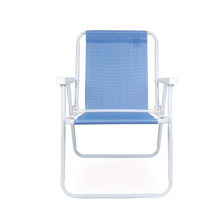 Cadeira Alta Azul