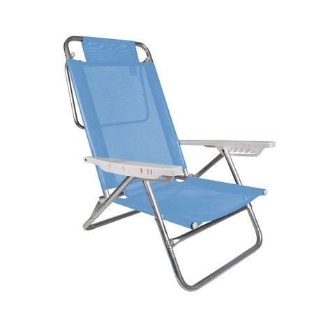Cadeira Reclinável Summer Fashion - Azul