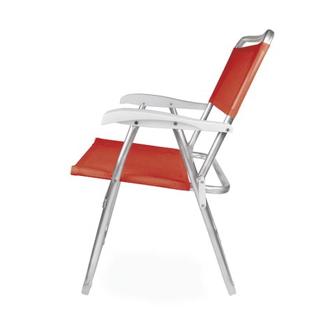 Cadeira Master Alumínio Fashion - Coral