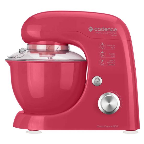 Batedeira Orbital Cadence Colors Rosa Doce