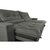 Sofa Retrátil e Reclinável 2,12m com Molas Ensacadas Cama inBox Soft Tecido Suede Cinza