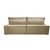 Sofa Retrátil e Reclinável 2,12m com Molas Ensacadas Cama inBox Soft Tecido Suede Bege