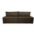 Sofa Retrátil e Reclinável 2,92m com Molas Ensacadas Cama inBox Soft Tecido Suede Café