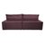 Sofa Retrátil e Reclinável 2,92m com Molas Ensacadas Cama inBox Soft Tecido Suede Vinho