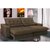 Sofa Retrátil e Reclinável 3,12m com Molas Ensacadas Cama inBox Soft Tecido Suede Café
