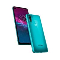 Celular Motorola Moto One Action 128GB Aquamarine Tela 6.3” Câmera 12MP+5MP+16MP