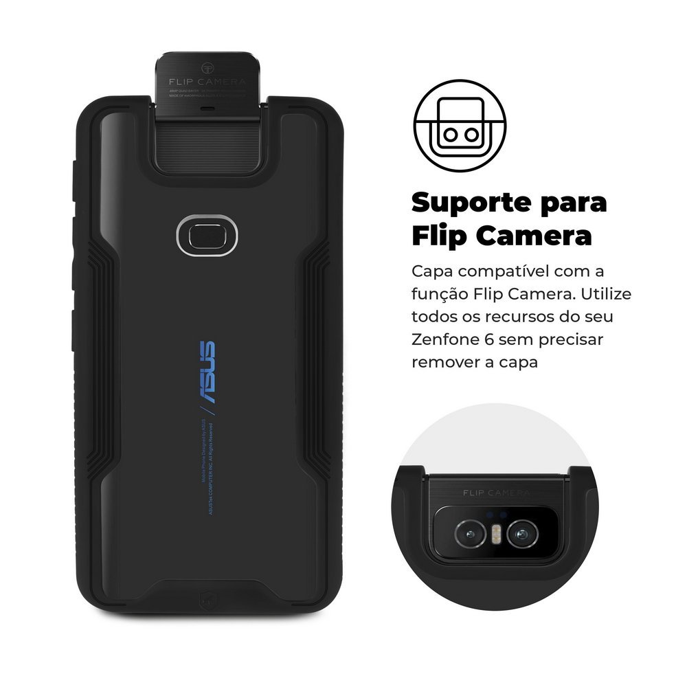Capa Capinha Dual Shock para Zenfone 6 - Gorila Shield