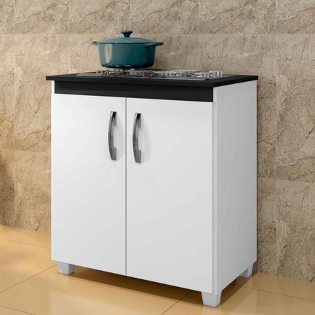 Balcao Para Cooktop 4 Bocas Fox Arte Moveis Colombo