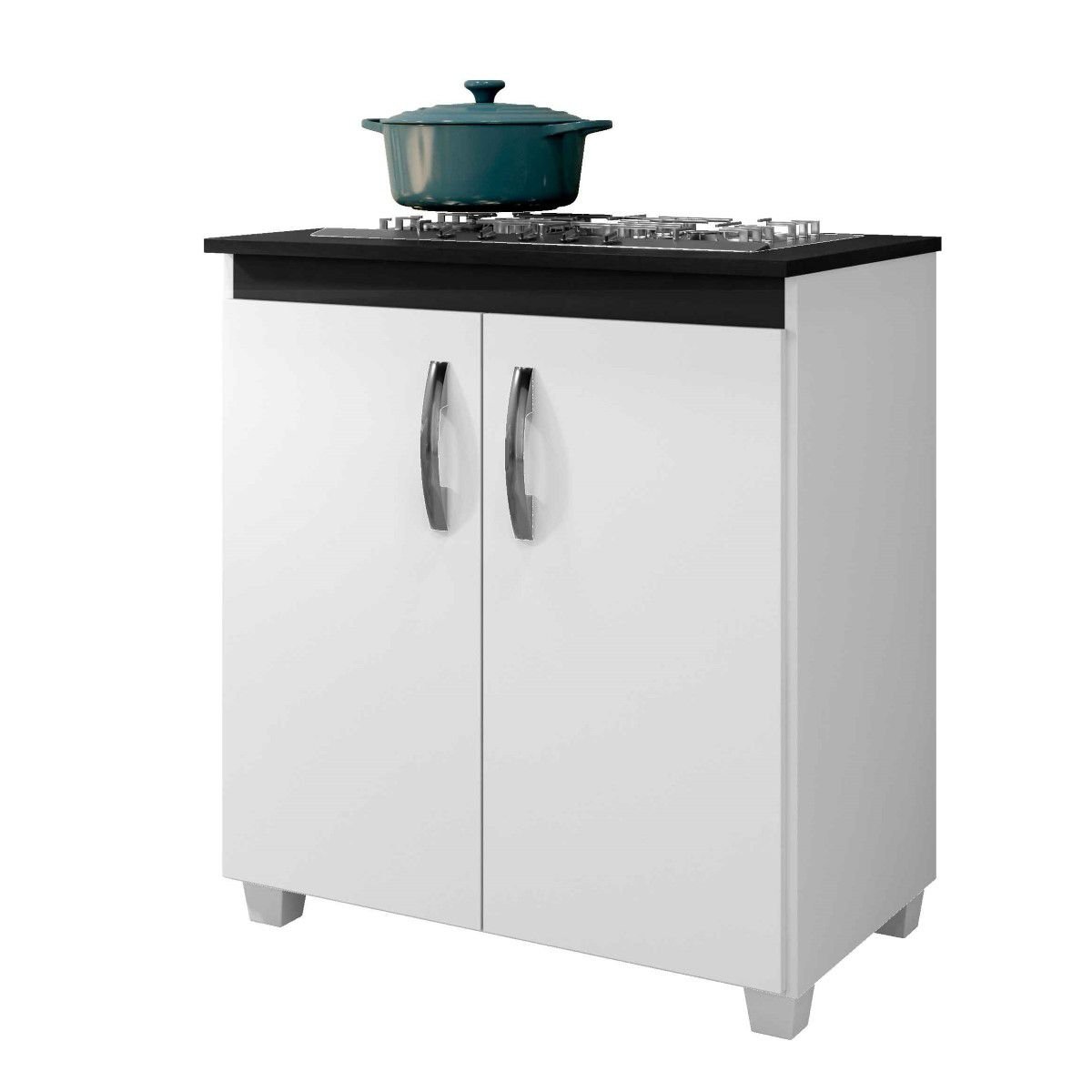 Balcao Para Cooktop 4 Bocas Fox Arte Moveis Colombo