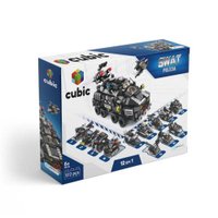 Blocos de Montar Cubic Polícia 12 em 1 Multikids BR1095