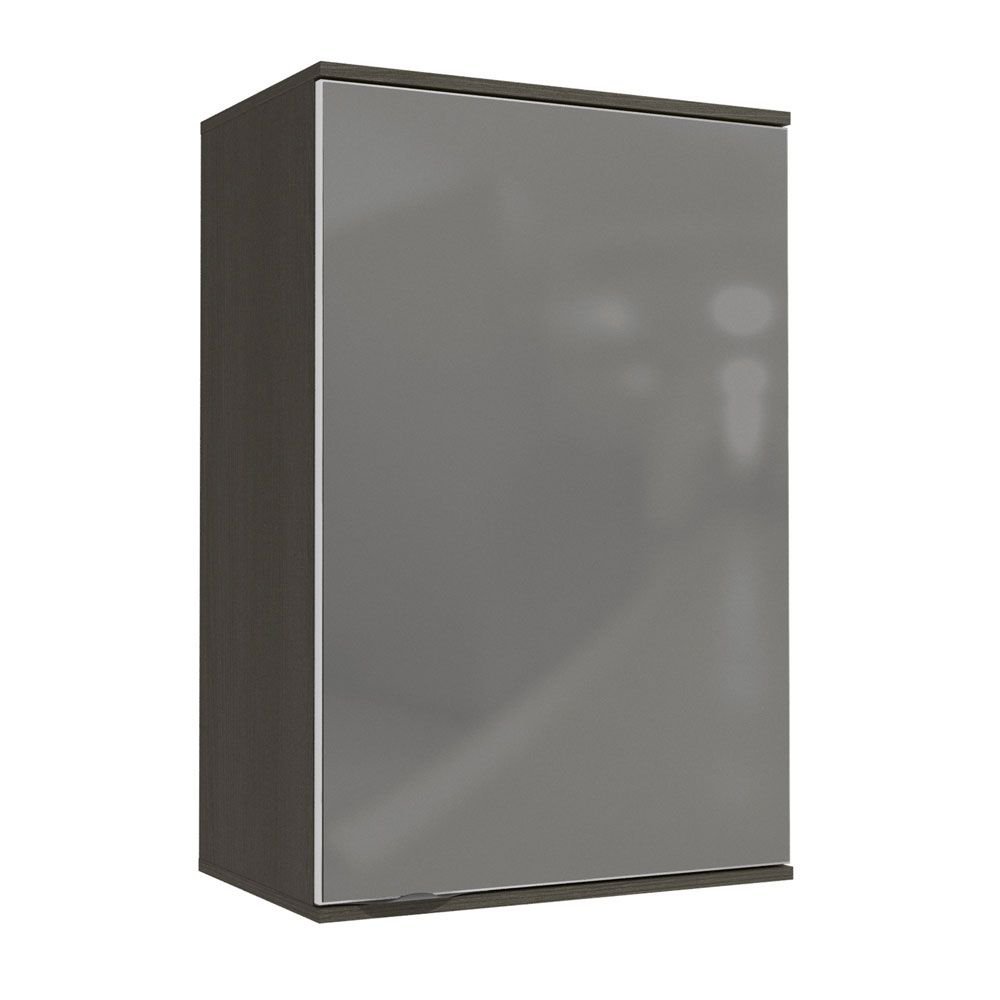 Armario Aereo Cozinha 1 Porta Com Vidro Inox Onix Steel Kappesberg Colombo