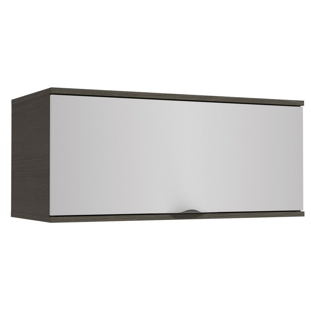 Armario Aereo Cozinha 1 Porta Basculante H789 Onix Steel Kappesberg Colombo