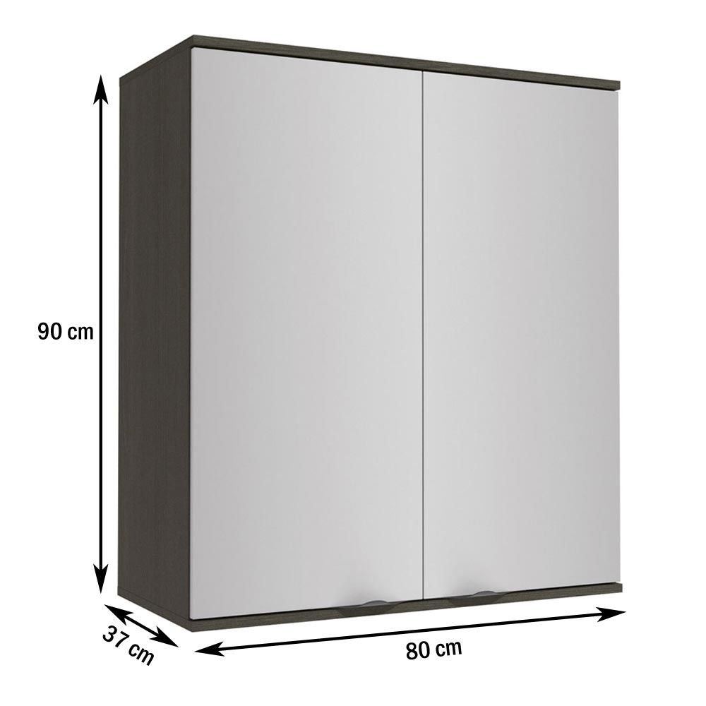 Armario Aereo Cozinha 2 Portas Onix Steel Kappesberg Colombo